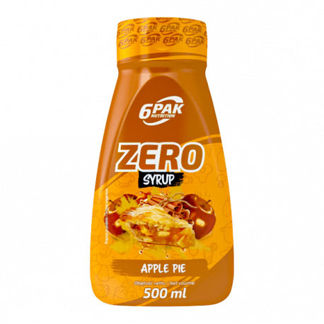 6PAK Nutrition Syrup ZERO Apple Pie - 500ml