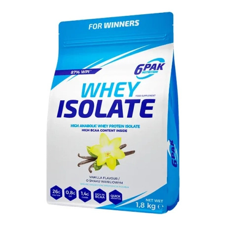 6PAK Nutrition Whey Isolate - 1800g