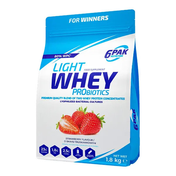 Lekka Odżywka białkowa 6PAK Nutrition Whey Probiotics 1800g