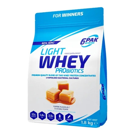 Lekka Odżywka białkowa 6PAK Nutrition Whey Probiotics 1800g