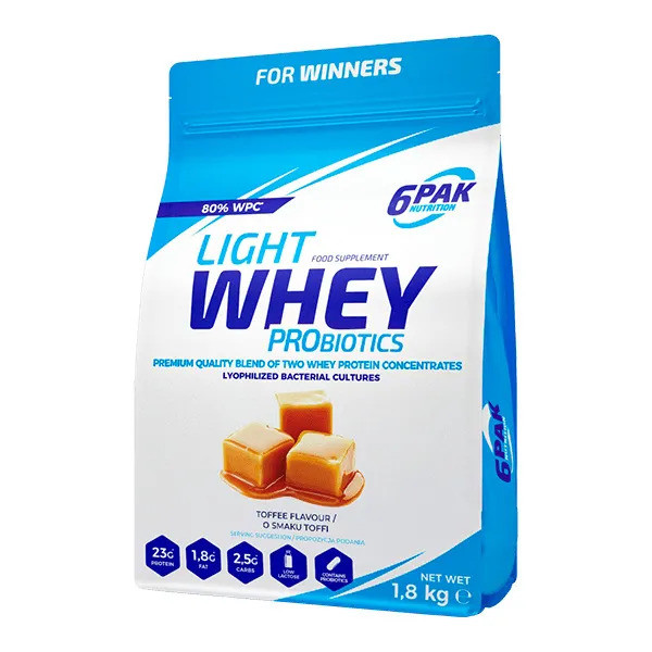 Lekka Odżywka białkowa 6PAK Nutrition Whey Probiotics 1800g