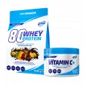 6PAK Nutrition 80 Whey Protein - 908g + Vitamin C+ - 200g