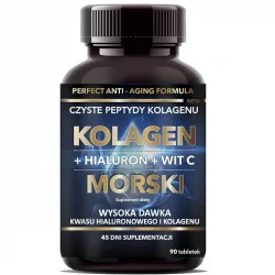 Intenson Kolagen morski + hialuron + wit. C 500mg - 90 tabl.