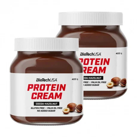 BioTech Protein Cream - 2x400g - druga sztuka 50% TANIEJ