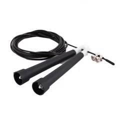 6PAK Nutrition Skakanka regulowana - Skipping Rope 01 Black - Czarny