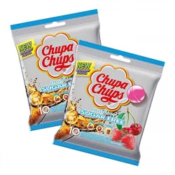 Zestaw OSZCZĘDZAMY - Chupa Chups Lollipops Sugarfree [Lizaki bez cukru] - 2 opakowania