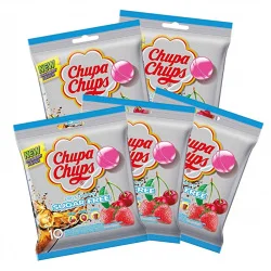 Zestaw OSZCZĘDZAMY - Chupa Chups Lizaki bez cukru - 5 opakowań