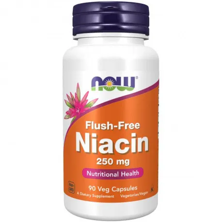 NOW Foods Niacin Flush 250mg - 90 kaps.