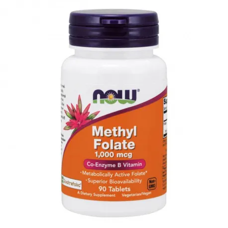 NOW Foods Methyl Folate 1000mcg - 90 tabl.