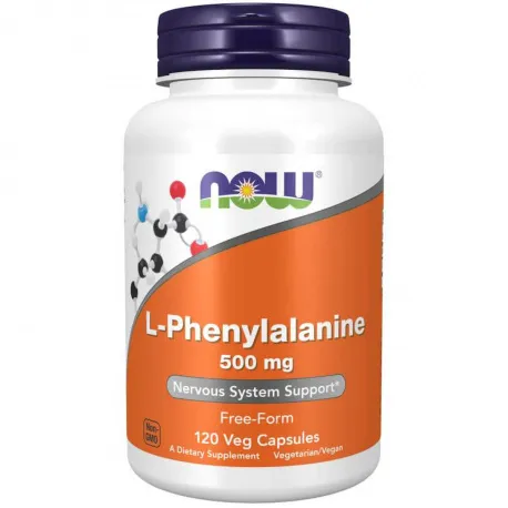 NOW Foods Phenylalanine 500mg - 120 kaps.