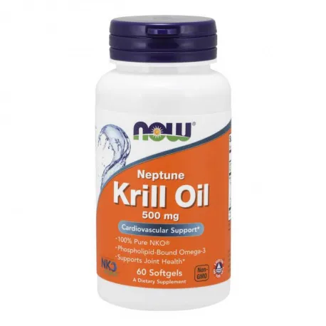 NOW Foods Krill Oil Neptune 500mg - 60 kaps.