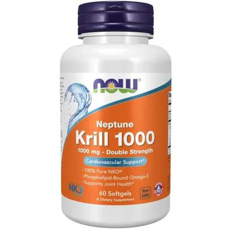NOW Foods Krill Oil Neptune 1000mg - 60 kaps.