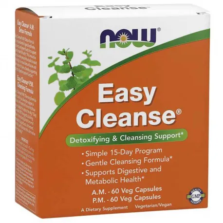 NOW Foods Easy Cleanse® A.M. P.M. - 2x60 kaps.
