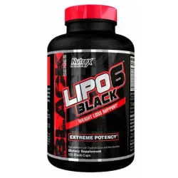 Nutrex Lipo-6 Black WEIGHT LOSS SUPPORT - 120 kaps.