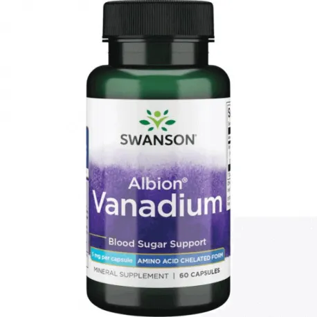 Swanson Albion Vanadium 5mg - 60 kaps.