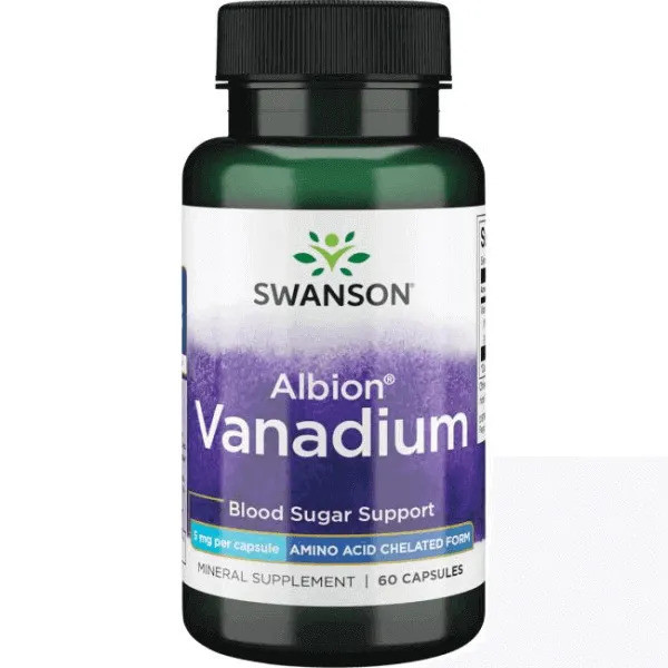 Swanson Albion Vanadium 5mg - 60 kaps.