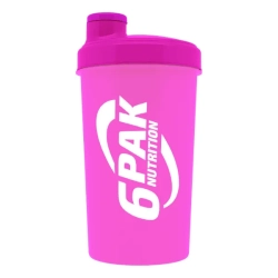6PAK Nutrition Shaker WORKOUT IS HAPPINESS Neon Pink - 700ml