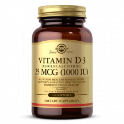 Solgar Vitamin D3 1000 IU - 100 kaps.