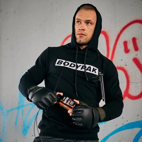 Bluza z kapturem męska BLACK BODYPAK