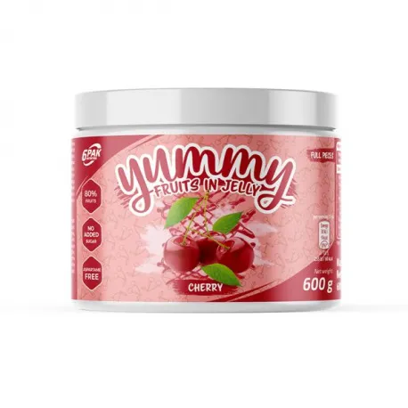 6PAK Yummy Fruits in Jelly 600g - Cherry