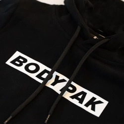 Bluza z kapturem męska czarna