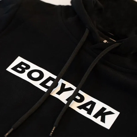 Bluza z kapturem męska czarna