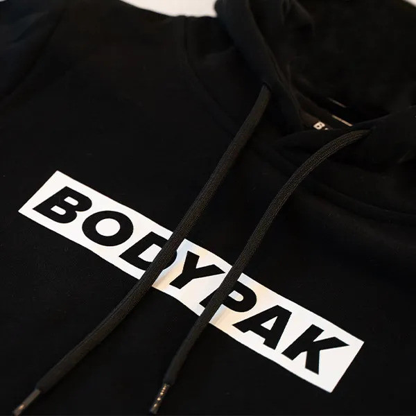 Bluza z kapturem męska czarna