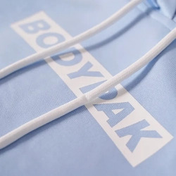 Bluza z kapturem damska niebieska