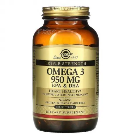 Potrójna Siła Omega 3 950mg EPA & DHA - 100 kaps.