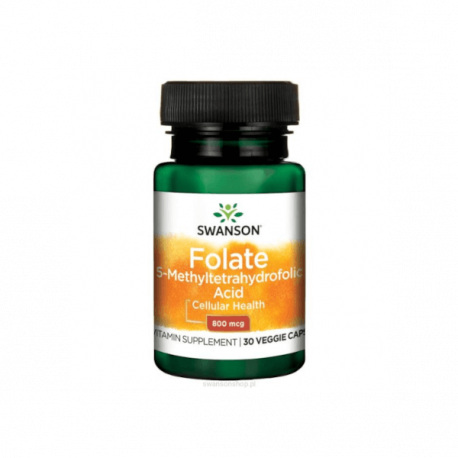 Swanson Folate 800mcg - 30 kaps.