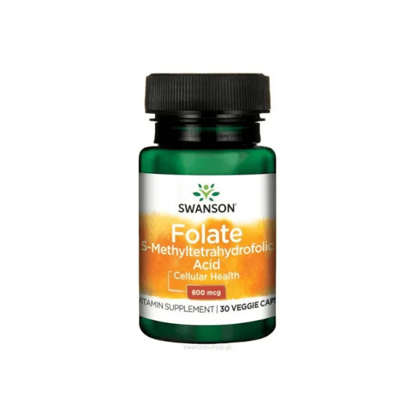 Swanson Folate 800mcg - 30 kaps.