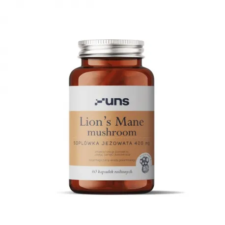 UNS Lion's Mane Mushroom - 60 vege kaps.