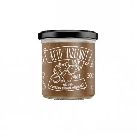 Diet Food Keto Hazelnut Cream with MCT (Krem Keto Orzech laskowy z MCT) - 300g