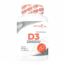 6PAK Nutrition Effective Line D3 2000IU - 90 kaps.