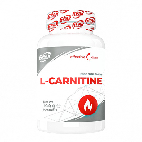6PAK Nutrition Effective Line L-Carnitine - 90 tabl.
