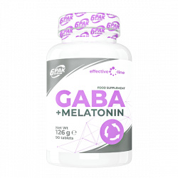 6PAK Nutrition Effective Line GABA + Melatonin - 90 tabl.