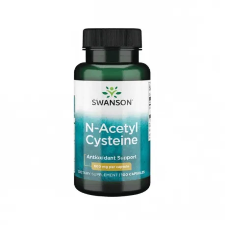 Swanson N-Acetyl Cysteine 600mg - 100 kaps.