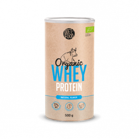 Diet Food Organic Whey Protein Natural Flavor - Bio białko z serwatki - 500g