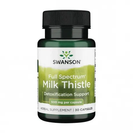 Swanson Full Spectrum Milk Thistle 500mg - 30 kaps.