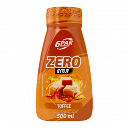 6PAK Nutrition Syrup ZERO Toffe - 500ml