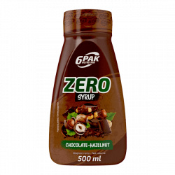 6PAK Nutrition Syrup ZERO Chocolate - Hazelnut - 500ml