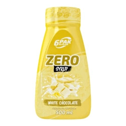 6PAK Nutrition Syrup ZERO White Chocolate  - 500ml