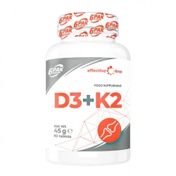 6PAK Nutrition Effective Line D3 + K2 - 90 tabl.