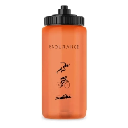 Trec Endurance Bidon 011 Trans - Orange - Endurance PS - 500ml