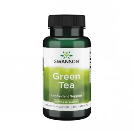 Swanson Green Tea 500mg - 100 kaps.