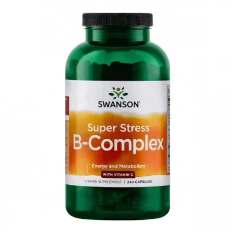 Swanson Super Stress B-Complex - 240 kaps.