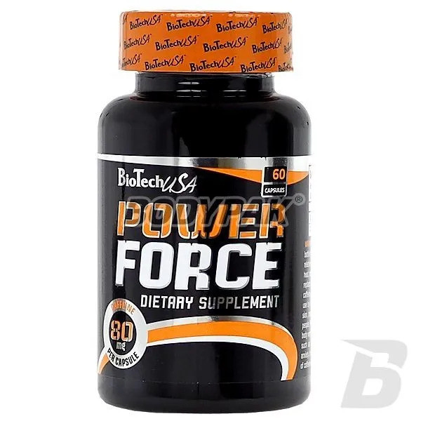 BioTech Power Force Caffeine and Taurine - 60 kaps.