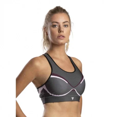 Trec Wear® Sport Bra TRECGIRL 13 Opti Pink Grey