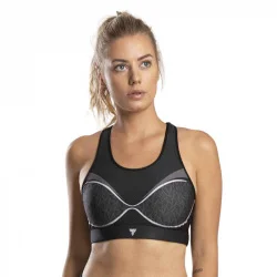 Trec Wear® Sport Bra TRECGIRL 14 Opti Black Grey