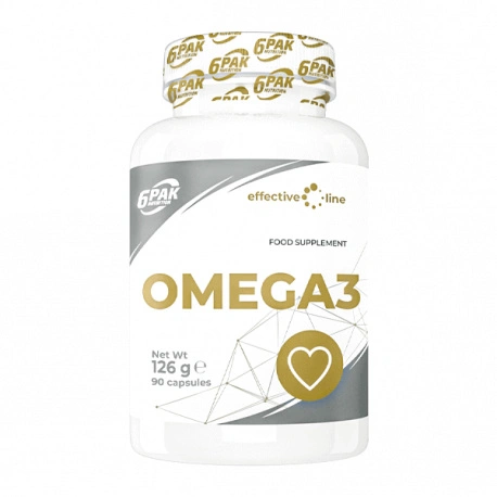 6PAK Effective Line Omega3 104.4g 90 kaps.